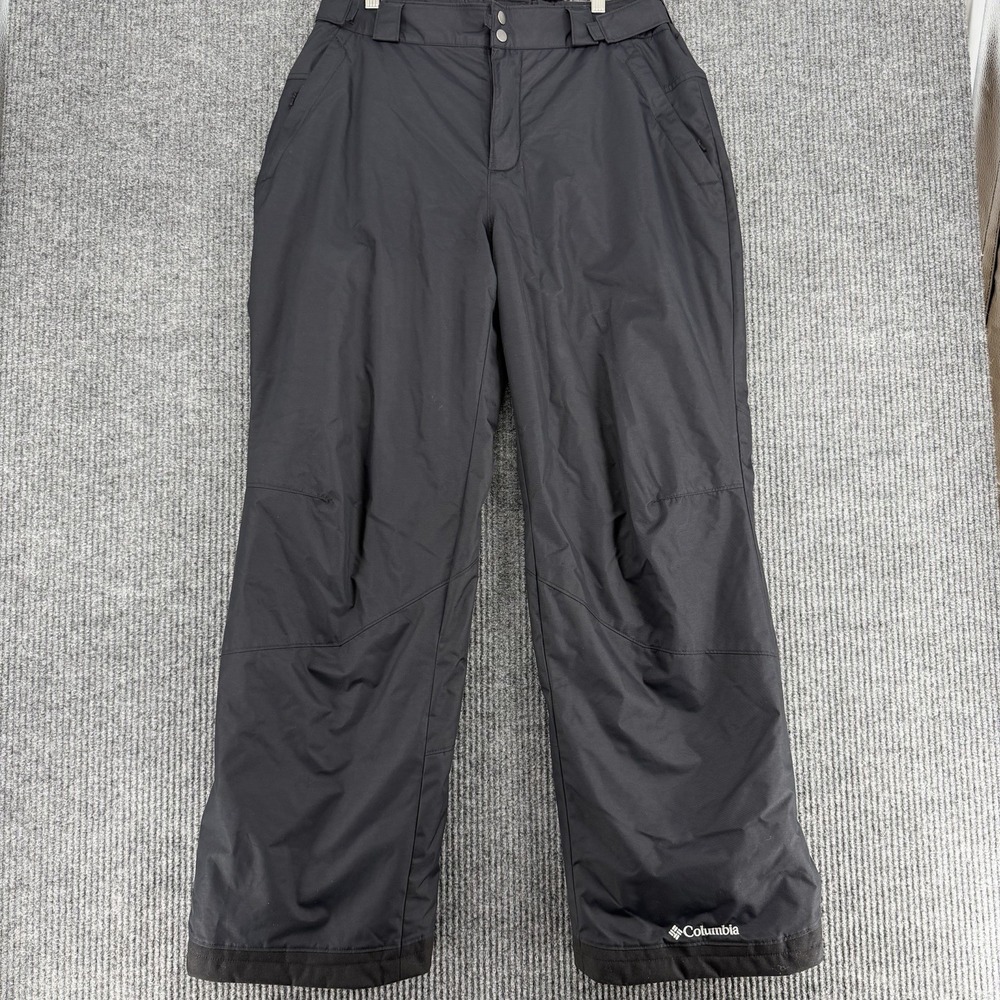 Columbia Omni Tech Ski Snow Pants Waterproof Black Insulated Mens Large